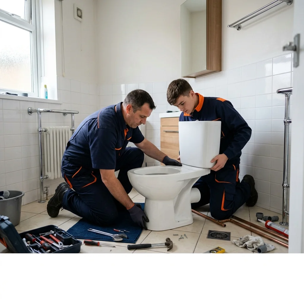 Instalación de sanitarios