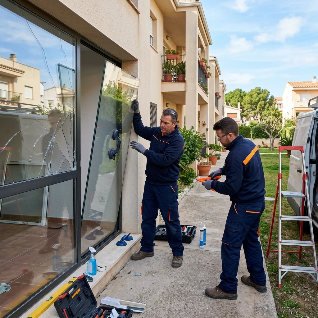 Reparación de cristal climalit roto